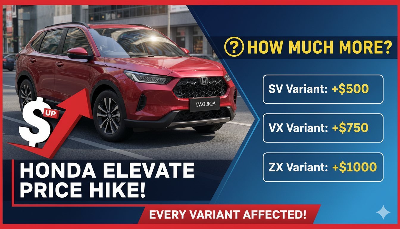 Honda Elevate SUV की फ्रंट व्यू इमेज