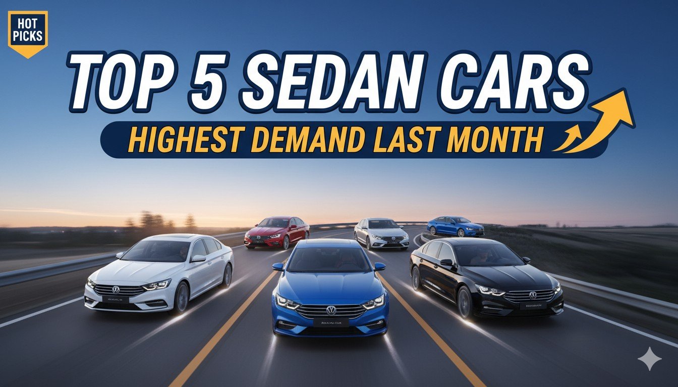 टॉप 5 सेडान कारें दिसंबर 2025 - मारुति डिजायर, हुंडई ऑरा सहित