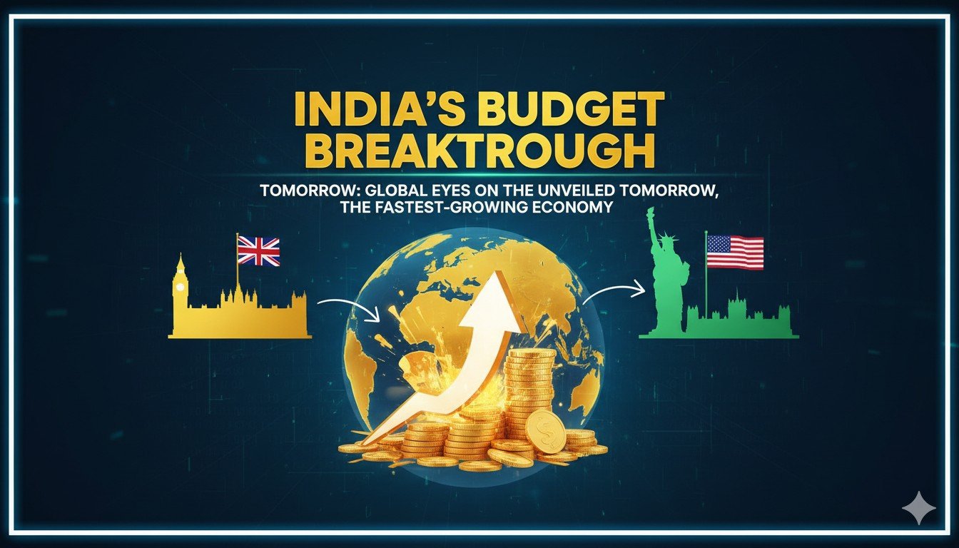 भारतीय संसद में बजट पेश करते वित्त मंत्री की छवि