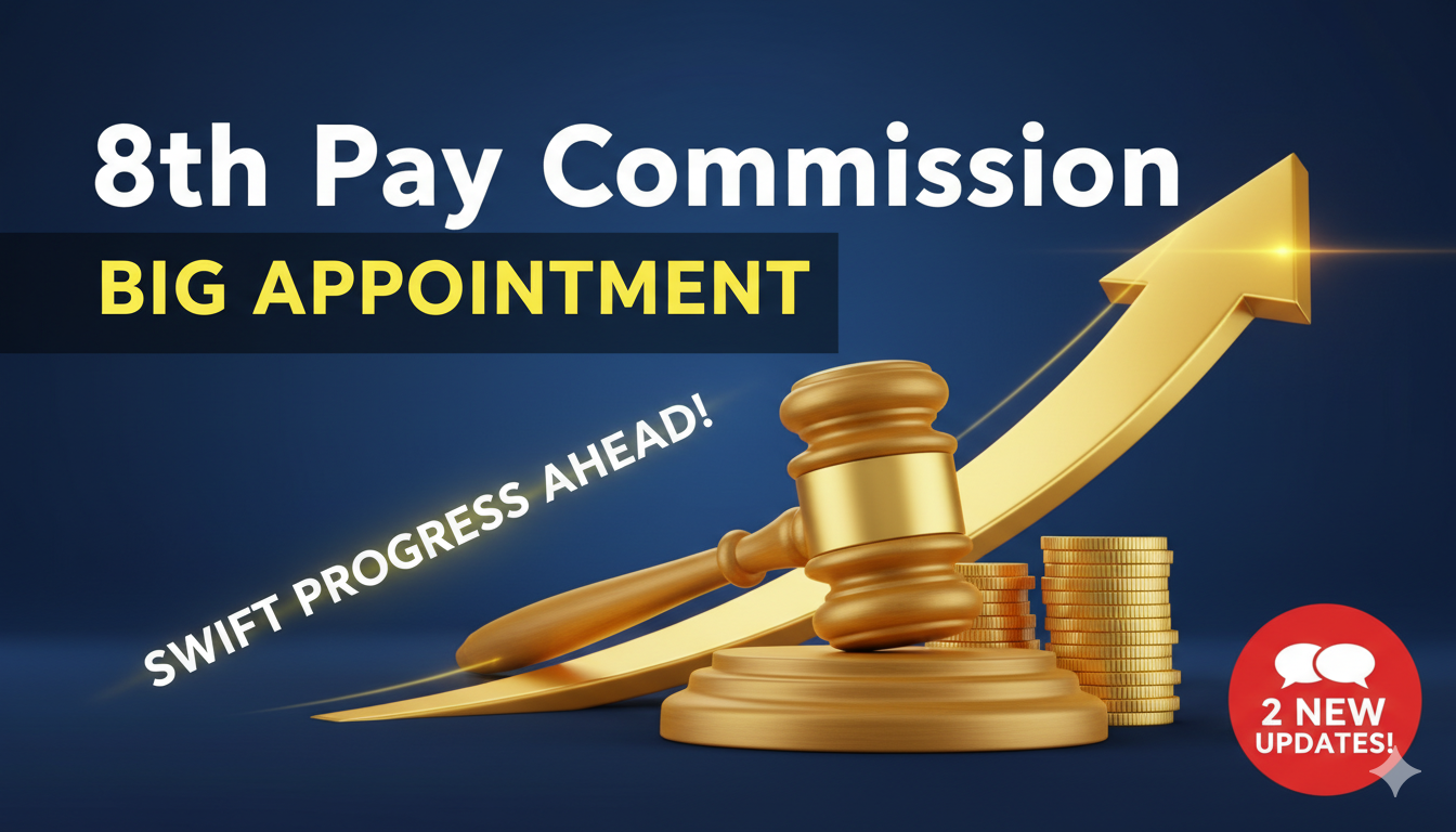 8वें वेतन आयोग की बैठक में शामिल अधिकारी और दस्तावेज, केंद्रीय कर्मचारियों की सैलरी बढ़ोतरी से जुड़ी खबर