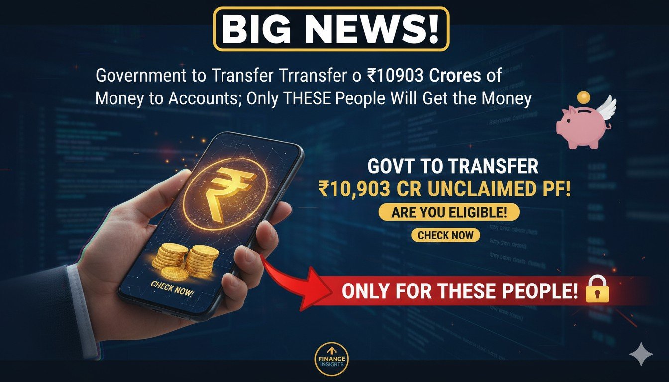 EPFO अनक्लेम्ड PF राशि 10903 करोड़ रुपये लौटाने का फैसला, इनऑपरेटिव अकाउंट से पैसा बैंक में ट्रांसफर