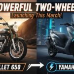 Royal Enfield Bullet 650 और Yamaha Aerox E सहित मार्च 2026 में लॉन्च होने वाली नई बाइक्स और इलेक्ट्रिक स्कूटर्स की इमेज